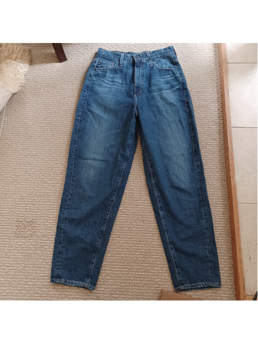 AG Adriano Goldschmied Jeans Womens 27R Renn extended High-Rise Barrel